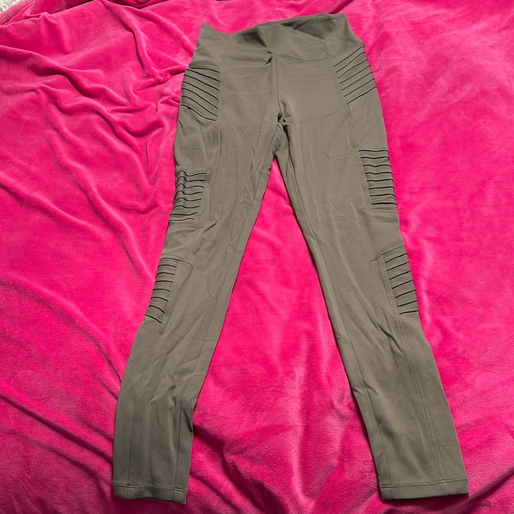 Athleta Delancey Moto Tight, never worn. Perfect condition.